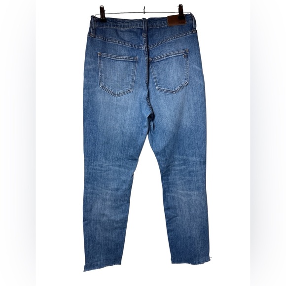 Madewell The High Rise Slim Boyjean Blue Women Size 27 - Picture 9 of 11